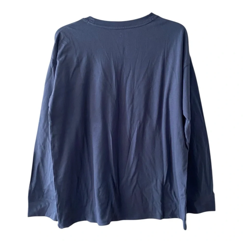 SO Blue Butterfly Graphic Long Sleeve T Shirt Girl’s Size 16 Plus NEW